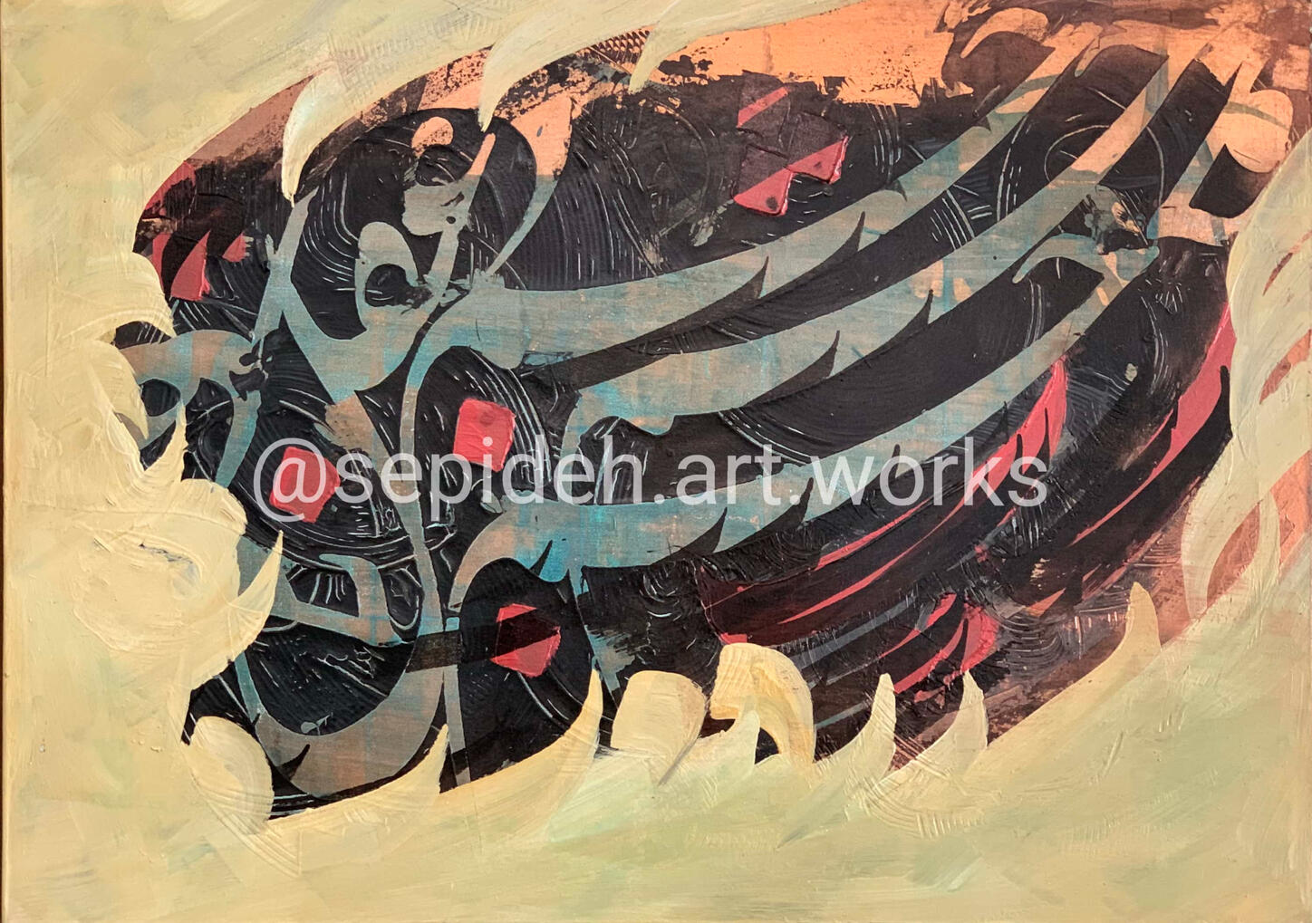 Mixed Media on Canvas 50x70