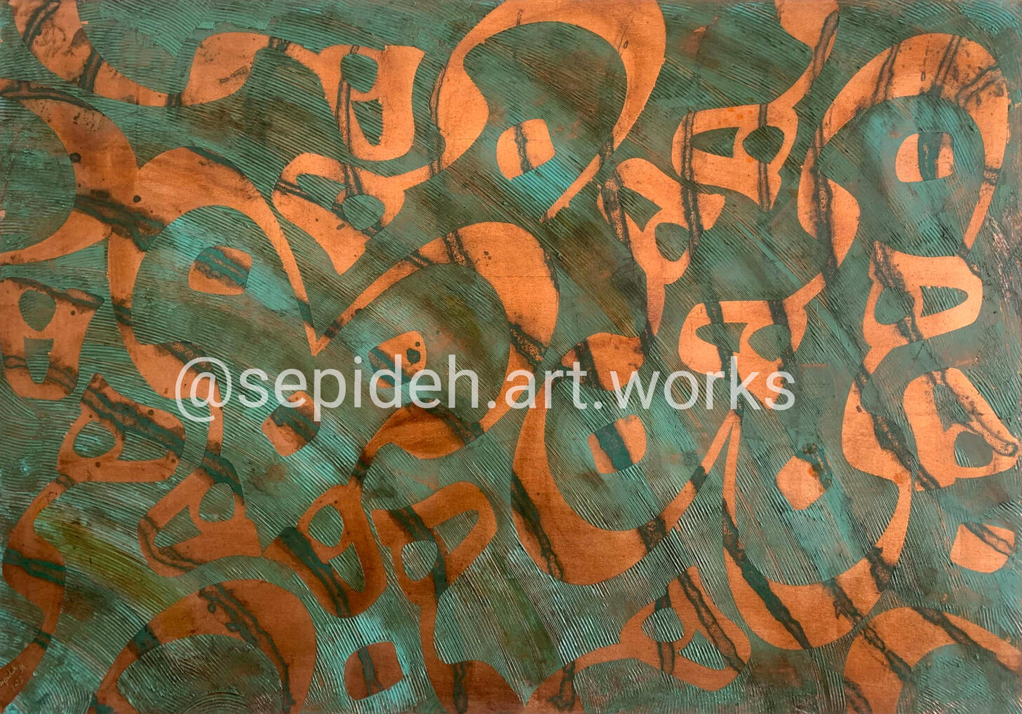 Mixed Media on Deep Canvas 100x70